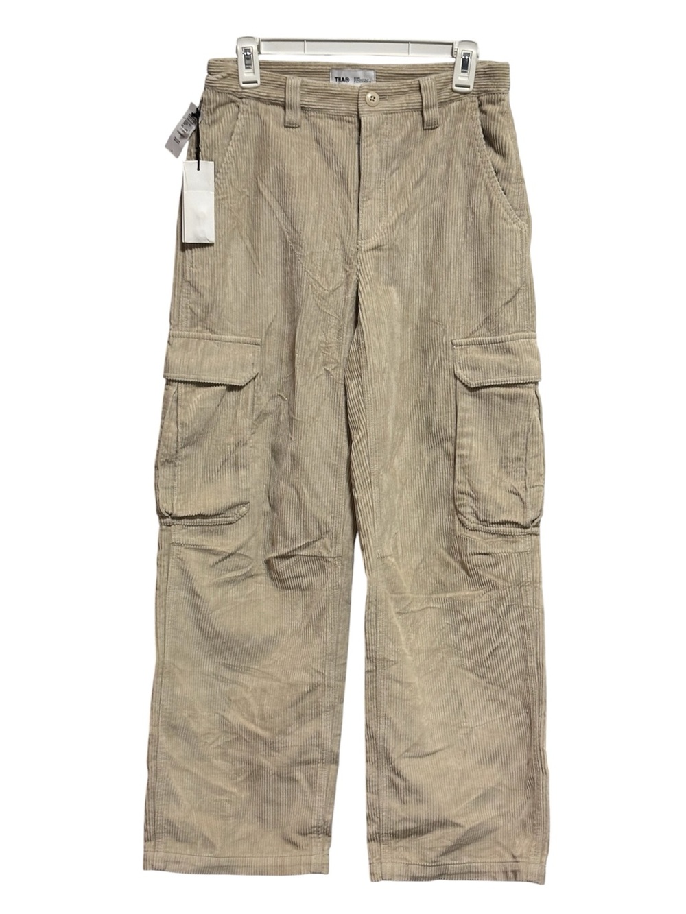 TNA NWT Corbett Corduroy Cargo Pants in Tan